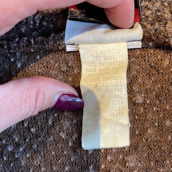 Vintage brown duster sweater coat - Picture 3 of 4